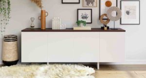 como combinar muebles oscuros con claros