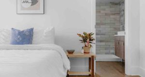 como combinar una mesita de noche en el dormitorio