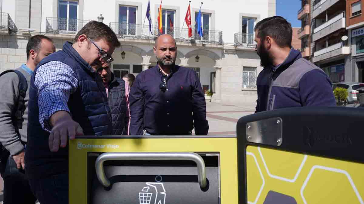 instalación de papeleras inteligentes en Colmenar Viejo