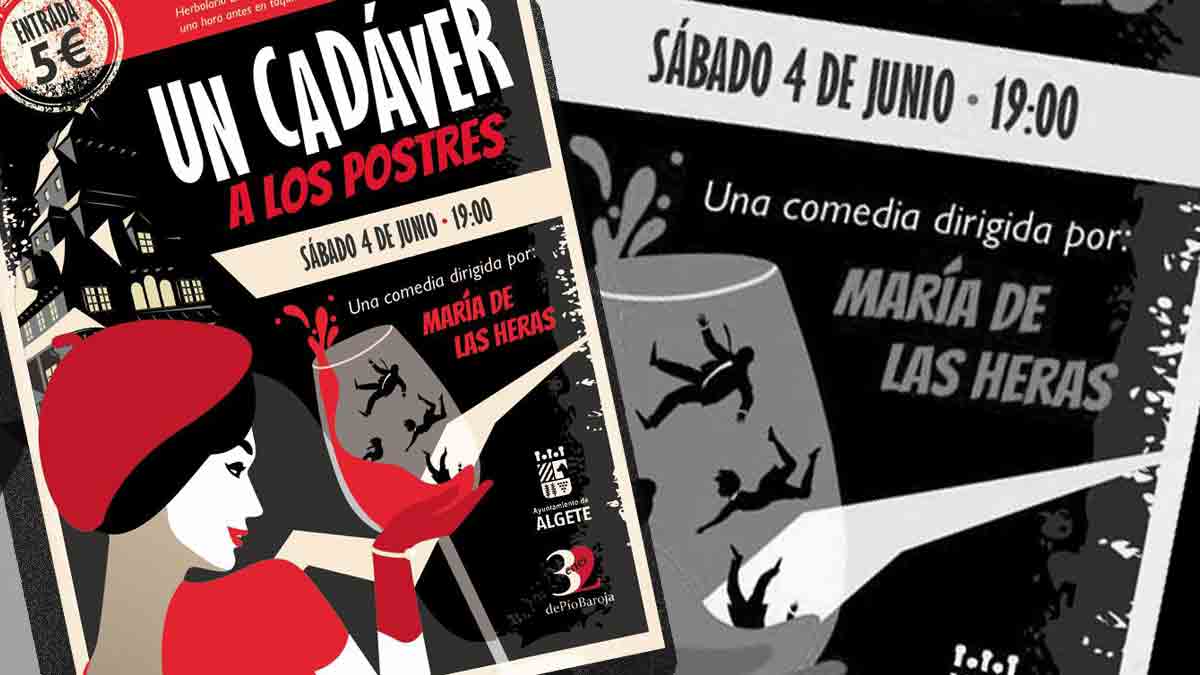 "Un cadáver en los postres" en el Auditorio Joan Manuel Serrat de Algete