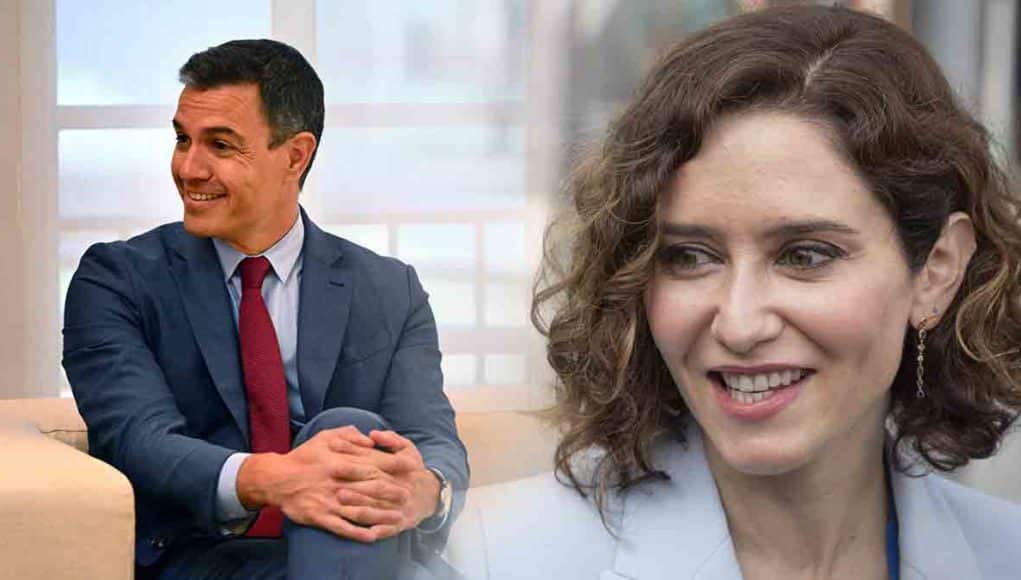 Pedro Sánchez e Isabel Díaz Ayuso