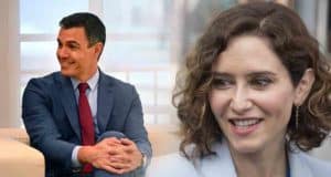 Pedro Sánchez e Isabel Díaz Ayuso