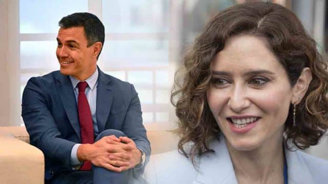 Pedro Sánchez e Isabel Díaz Ayuso