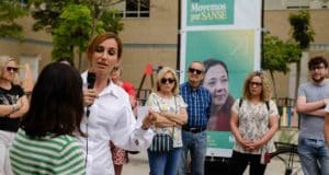 Mónica García, líder de Más Madrid acude a San Sebastián de los Reyes