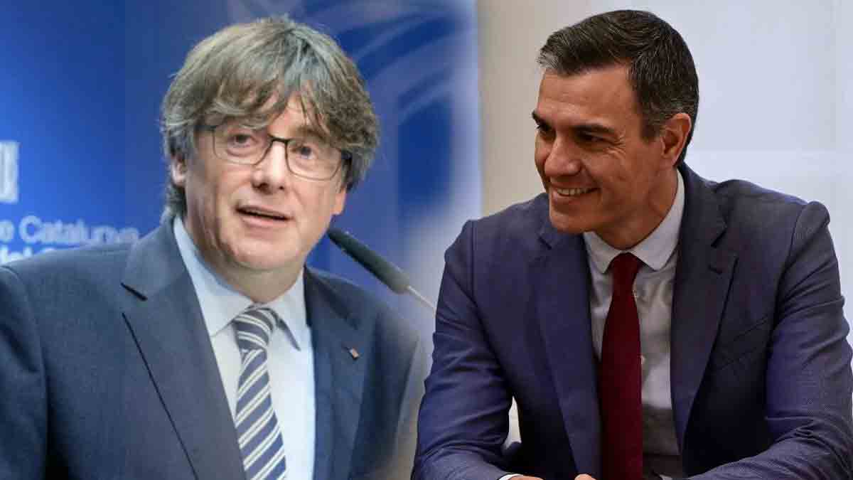 Pacto entre Pedro Sánchez y Puigdemont