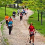 Tres Cantos inaugura su Circuito Integral de Marcha Nórdica en el Parque Central