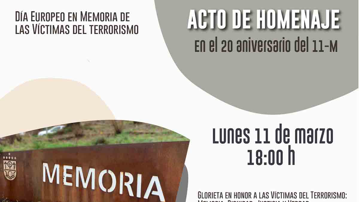 Homenaje Victimas terrorismo 11M San Sebastián de los Reyes