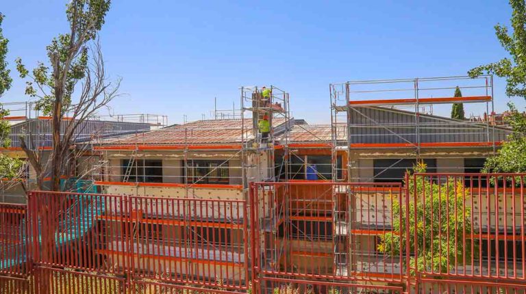 Transformación Educativa: Así Avanza la Remodelación del Colegio Federico García Lorca en Alcobendas