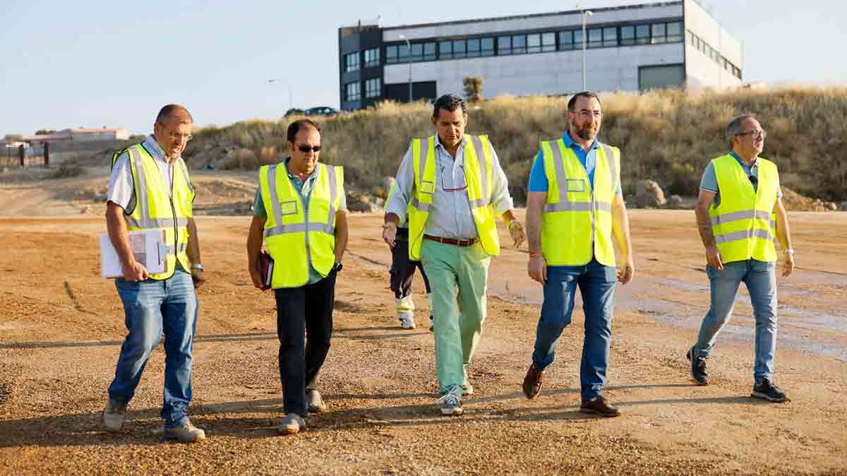 Comienzo de las obra del nuevo matadero en Colmenar Viejo