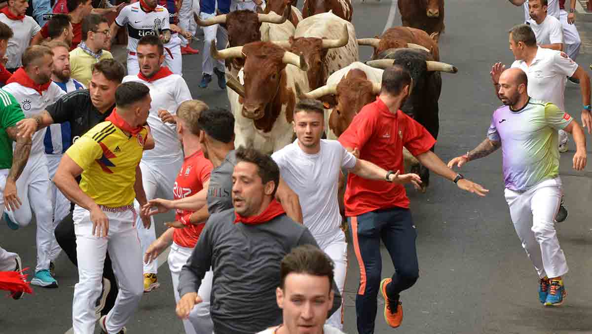 Emocionante primer encierro de San Sebastián de los Reyes