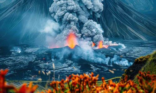 Que significa soñar con un volcán en erupción