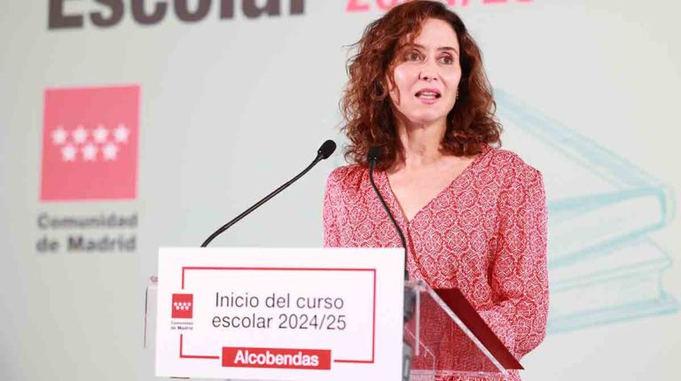 Inauguración curso escolar Alcobendas Isabel Díaz Ayuso