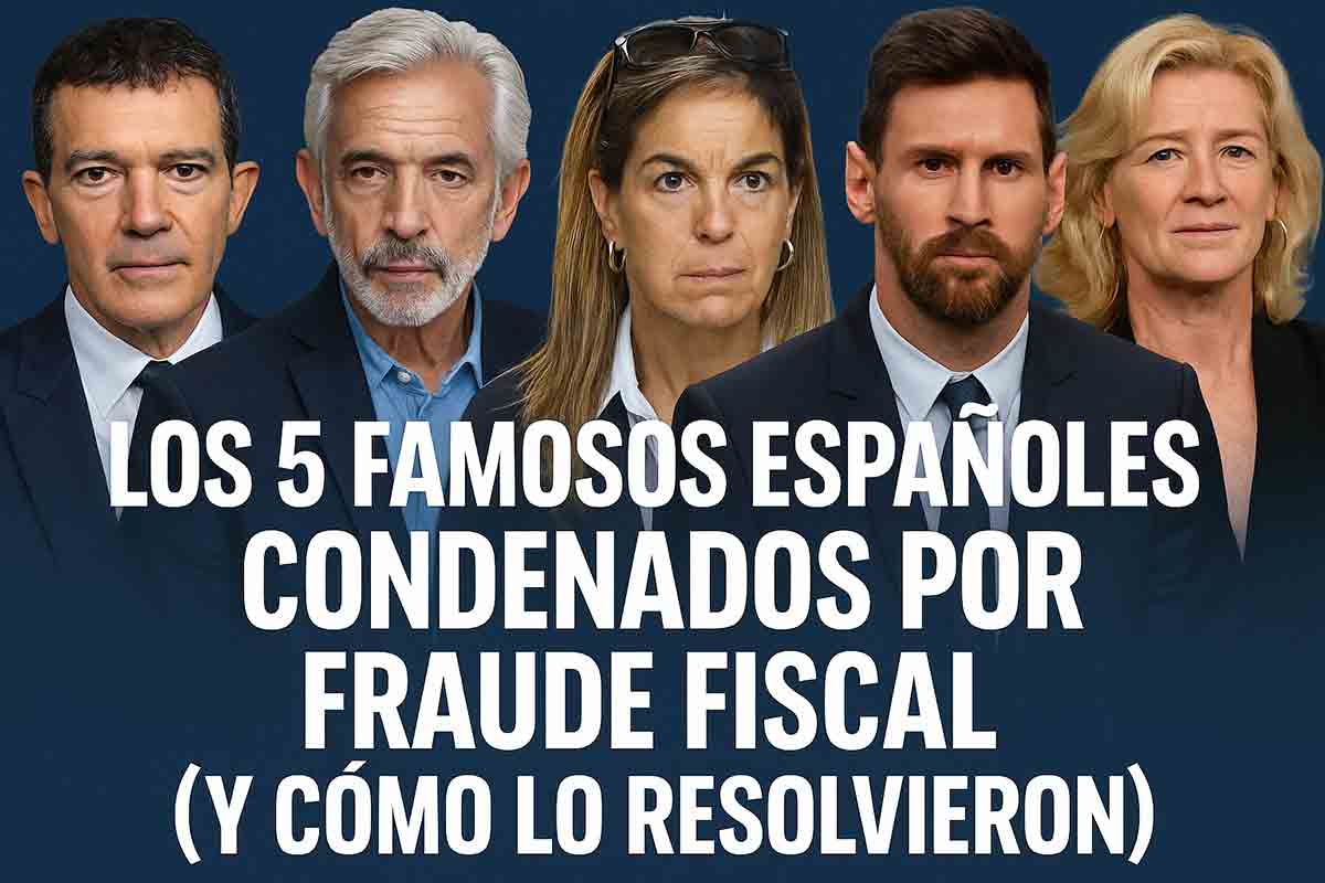 Cinco famosos condenados por fraude fiscal