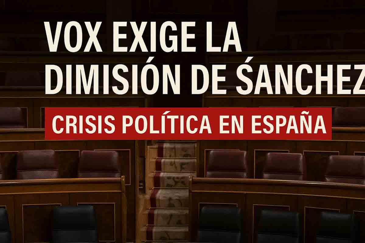 VOX intensifica su ofensiva contra Pedro Sánchez