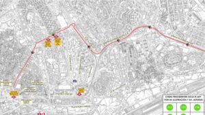 Tres Cantos: las líneas 712, 713, 716 y 717 cambian su ruta por trabajos en Castellana