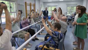 Díaz Ayuso anuncia la construcción de una nueva residencia de ancianos en Sanse