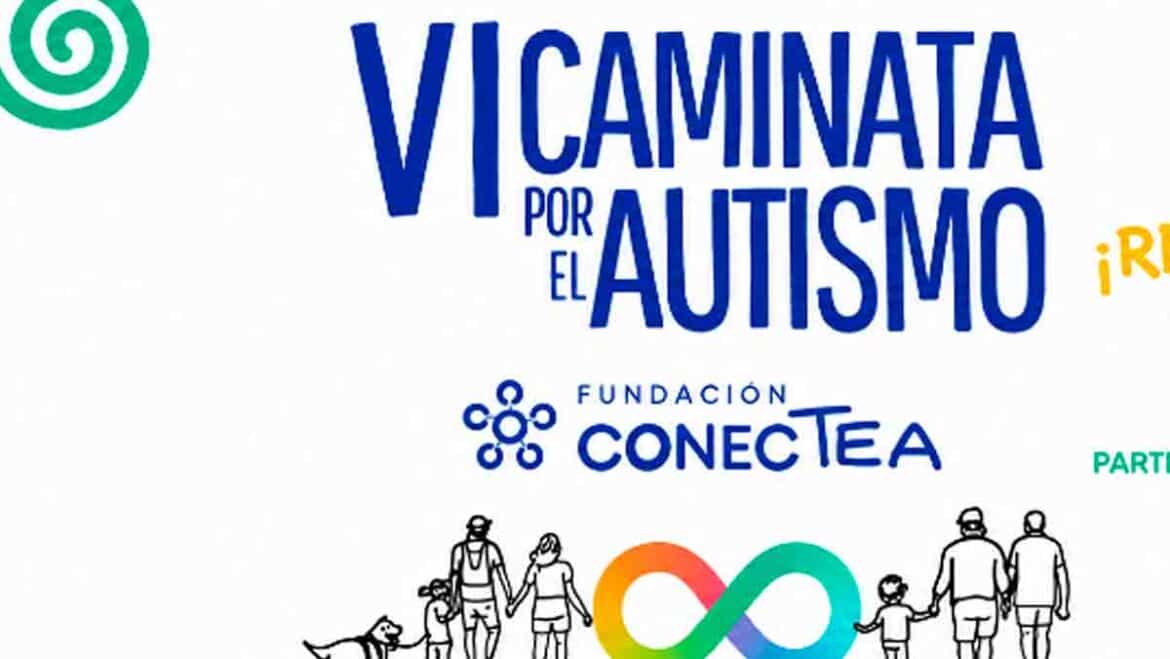 Participantes en la Caminata por el Autismo organizada por Fundación ConecTEA en San Sebastián de los Reyes